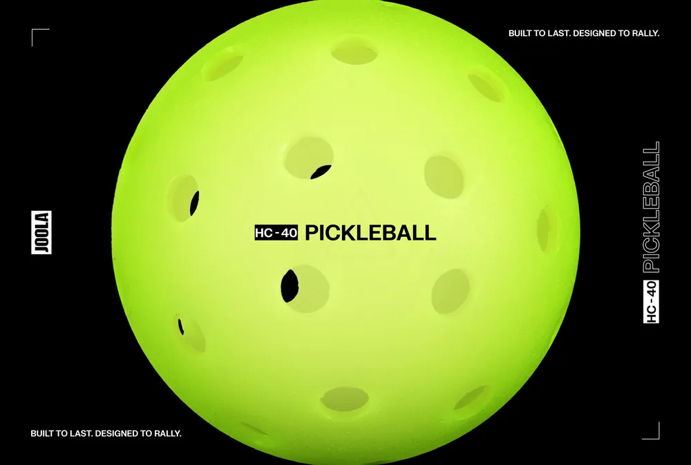 Bóng pickleball JOOLA HC-40 màu vàng chanh với 40 lỗ