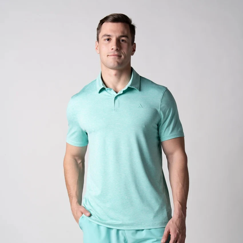 Áo Polo Men's Club Polo Tropic Tide Heather