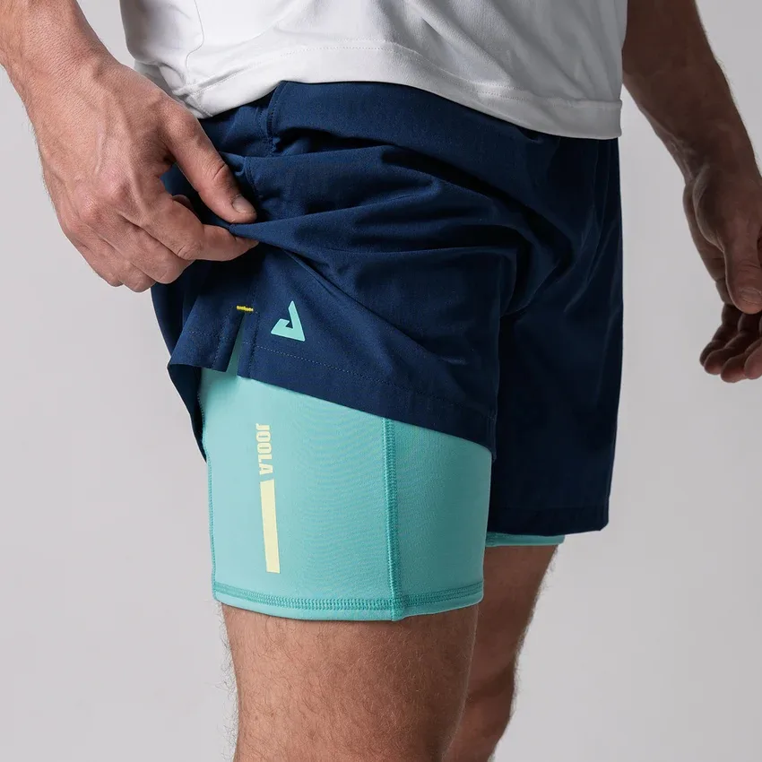 Men's Woven 2-in-1 Shorts Navy Men's Woven 2-in-1 Shorts Navy – quần short pickleball men's woven 2-in-1 shorts navy
