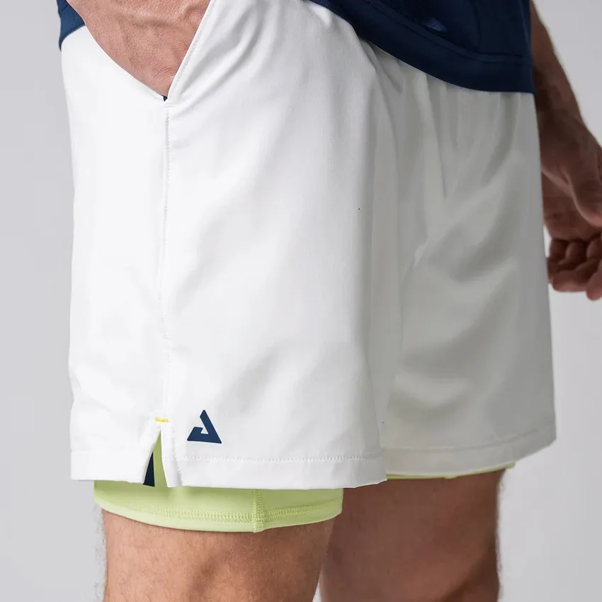 Men's Woven 2-in-1 Shorts White Men's Woven 2-in-1 Shorts White – quần short pickleball men's woven 2-in-1 shorts white