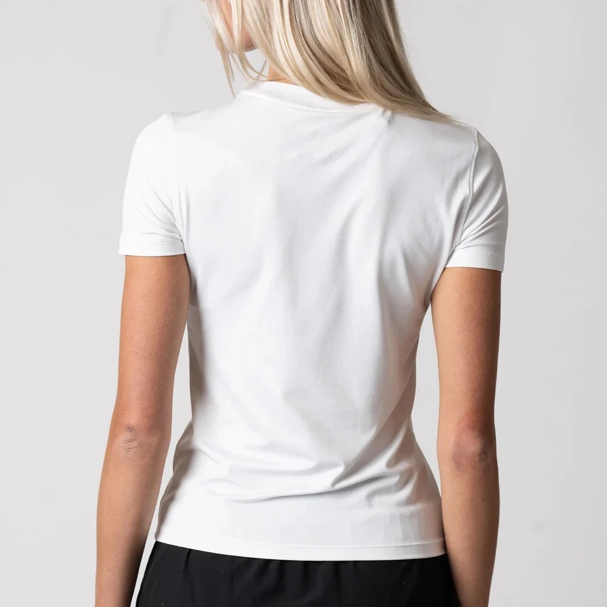 Women's Club Short Sleeve Crew Neck White