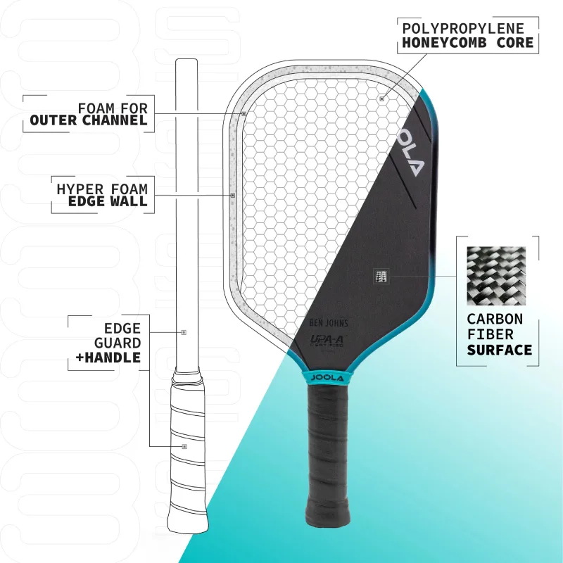 Vợt pickleball Ben Johns Perseus 14mm Joola Gen 3S - hình ảnh 4