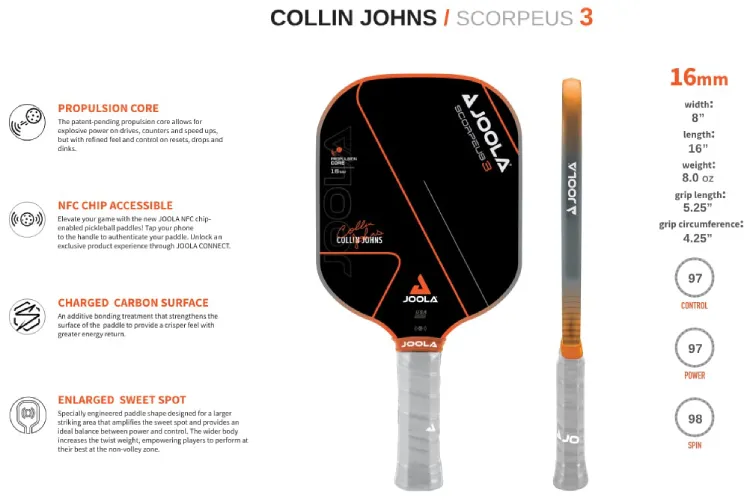 Joola Collin Johns Scorpeus 3