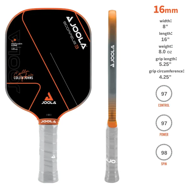 Joola Collin Johns Scorpeus 3 16mm – vợt joola collin johns scorpeus 3 16mm chính hãng giá tốt