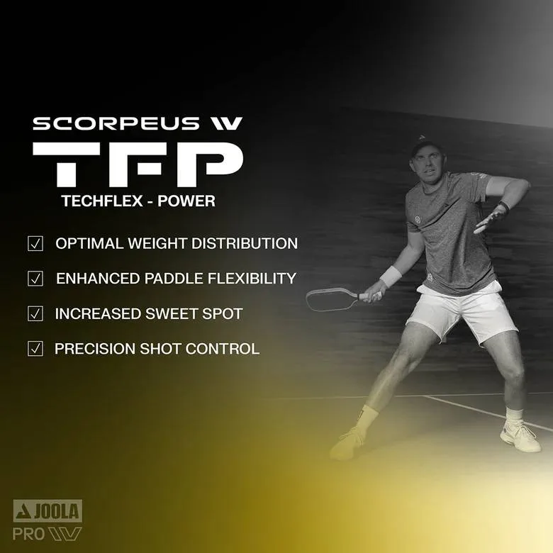 Vợt pickleball Joola Collin Johns Scorpeus Pro IV 16mm
