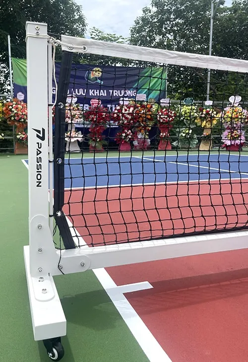 Lưới Pickleball Passion Pro tiêu chuẩn thi đấu màu trắng