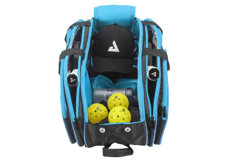 Balo Joola Tour Elite Pro Bags Black & Light Blue chính hãng - hình ảnh 2