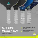 Quấn cán vợt Pickleball JOOLA Replacement Gray Feel-Tec Pure Grip — ảnh 3