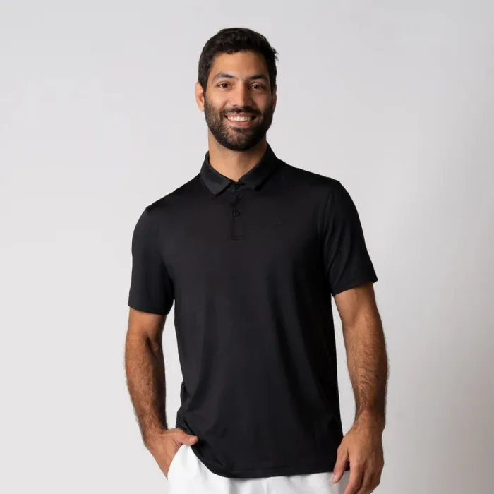 Áo Polo Pickleball JOOLA nam Club Black