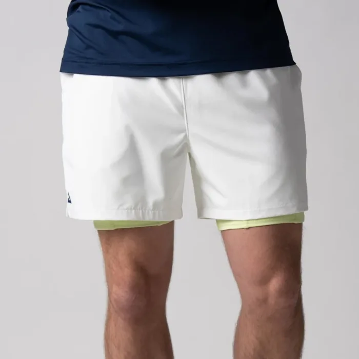 Quần Short Pickleball JOOLA nam Woven 2-in-1 White