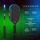 Vợt Pickleball JOOLA Hyperion 3S Dual 16mm — ảnh 12