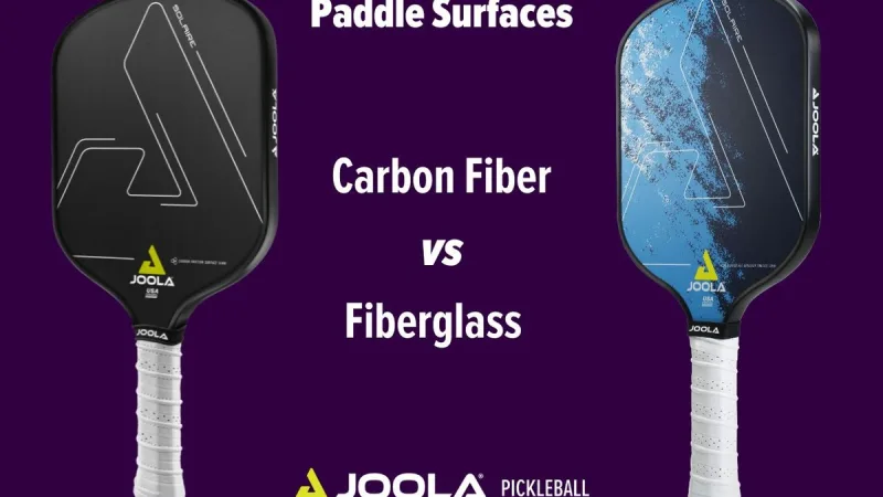 Mặt vợt pickleball carbon và sợi thuỷ tinh khác nhau thế nào?