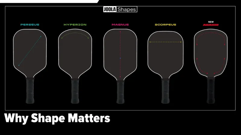 Shape vợt pickleball JOOLA: chọn theo lối đánh, không theo tên