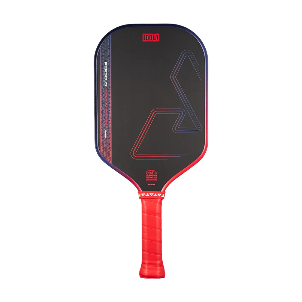 Vợt JOOLA Perseus Heat Vision với mặt carbon tạo nhám, thuộc dòng Edge dành cho người chơi trung cấp