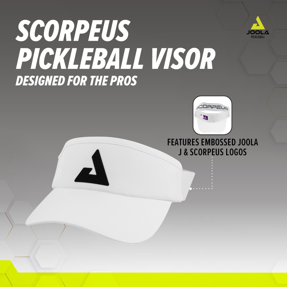 Mũ Pickleball JOOLA Scopeus Visor (White) — ảnh 2