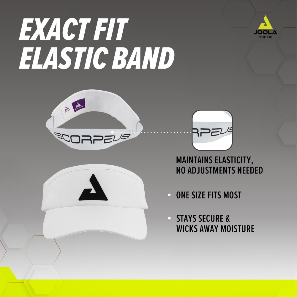 Mũ Pickleball JOOLA Scopeus Visor (White) — ảnh 5