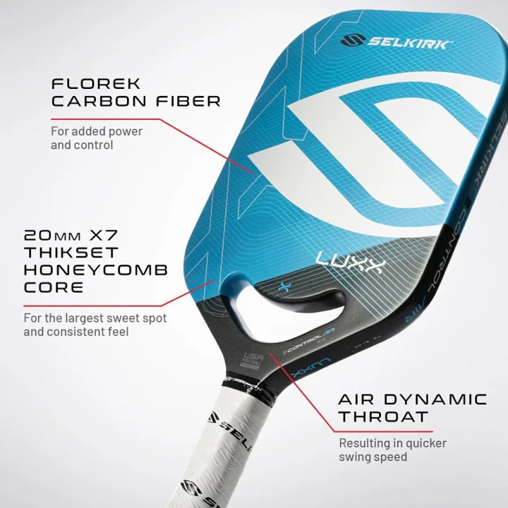 Vợt Pickleball LUXX Control Air Epic Blue