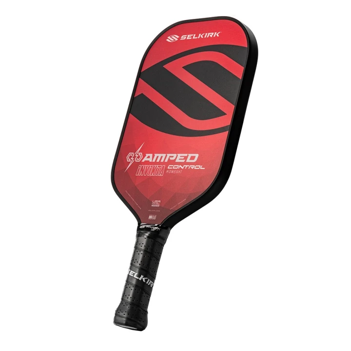 Vợt Pickleball AMPED Control Invikta Midweight Red