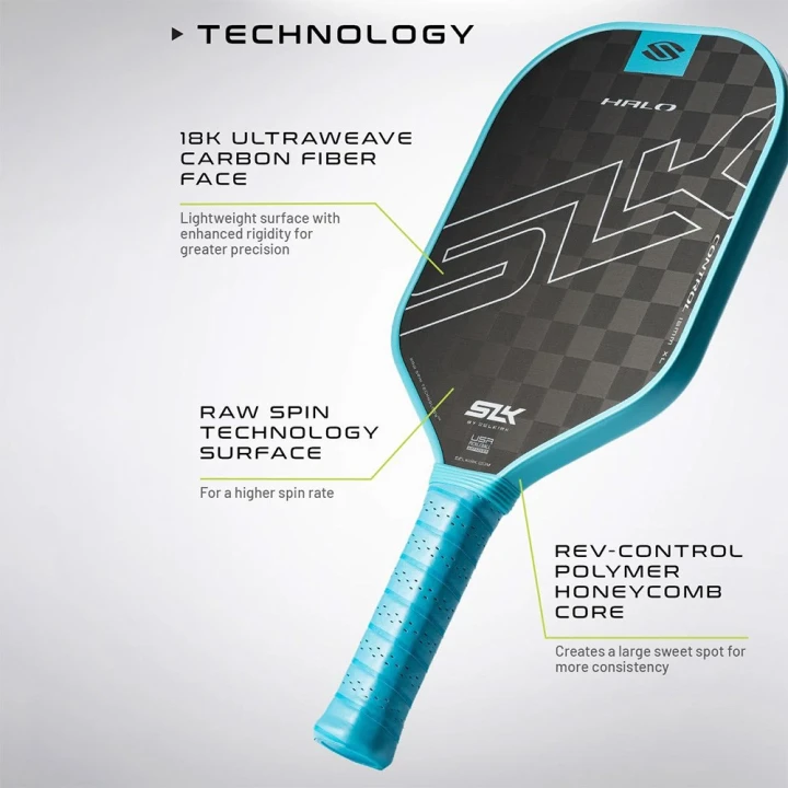 Vợt Pickleball SLK Halo Control XL Blue Control