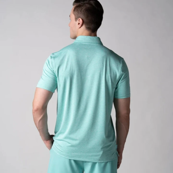 Men's Club Polo Tropic Tide Heather